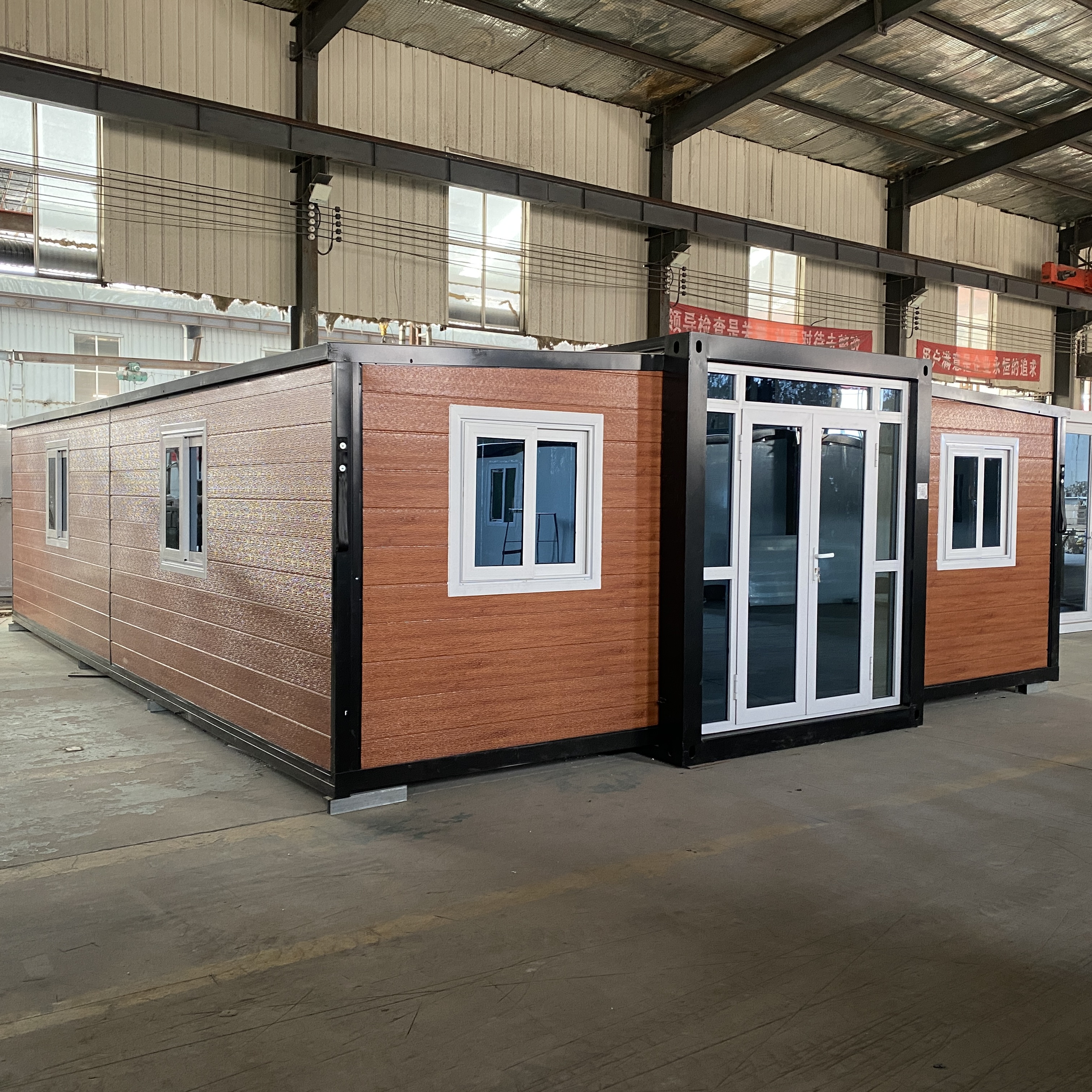 30ft expandable folding house office2 bedroom container prefabricated homes ready to live with bathroom and kitchen