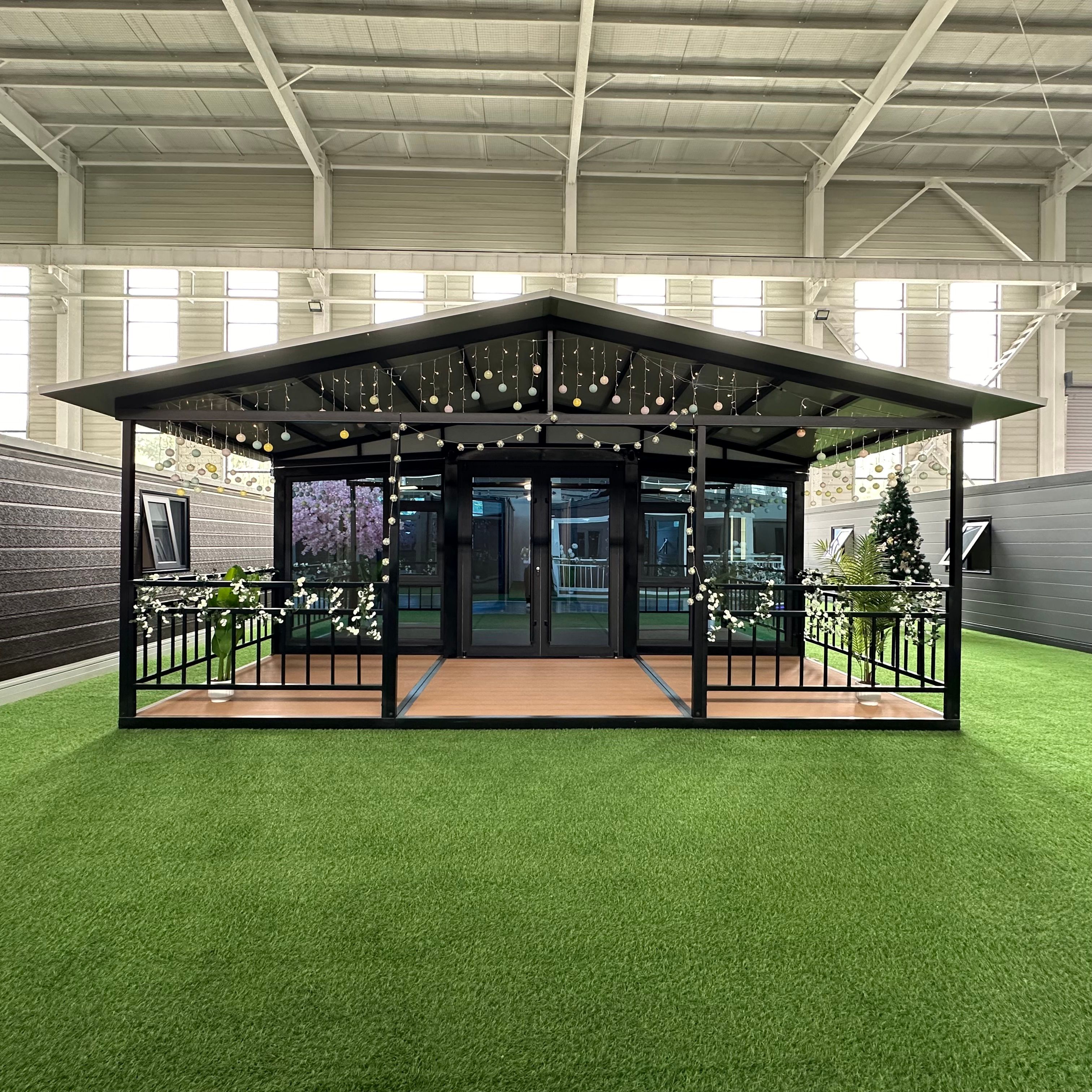 40ft folding expandable container house 2 bedroom prefabrication folding tiny house modular home expandable container house