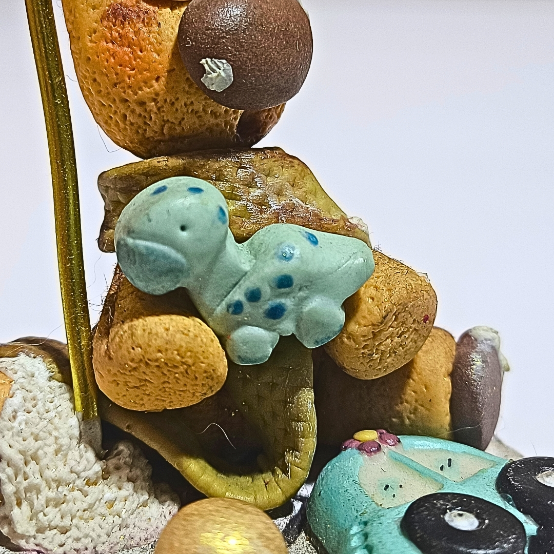 Porta Retratos - Reno con coche y dinosaurio