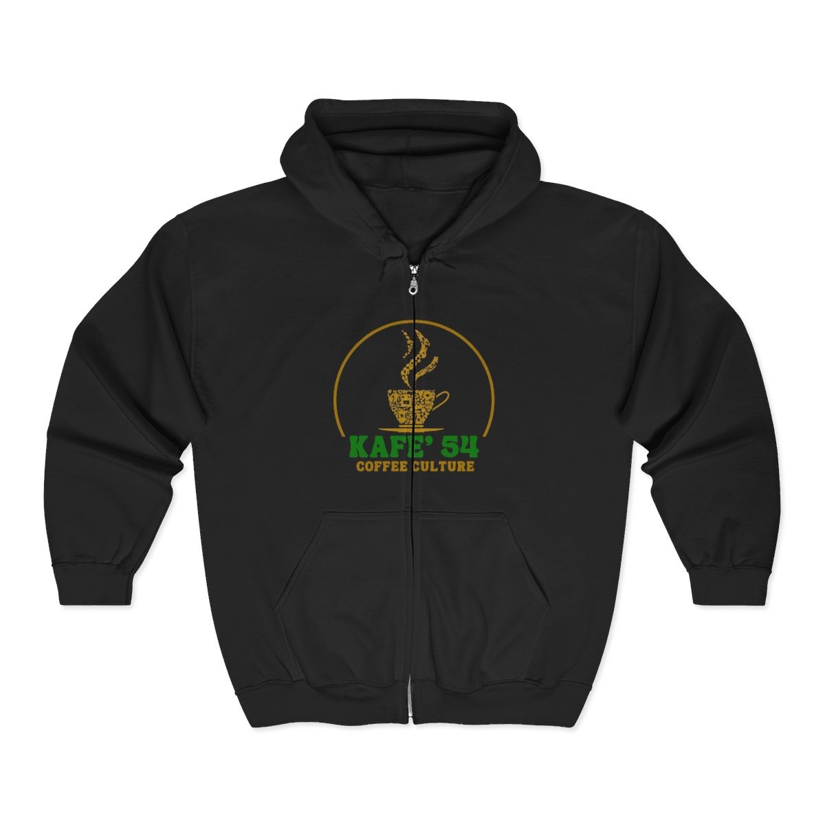 Coffee Culture Hoodie - Unisex Zip Sweatshirt, Gift for Coffee Lovers