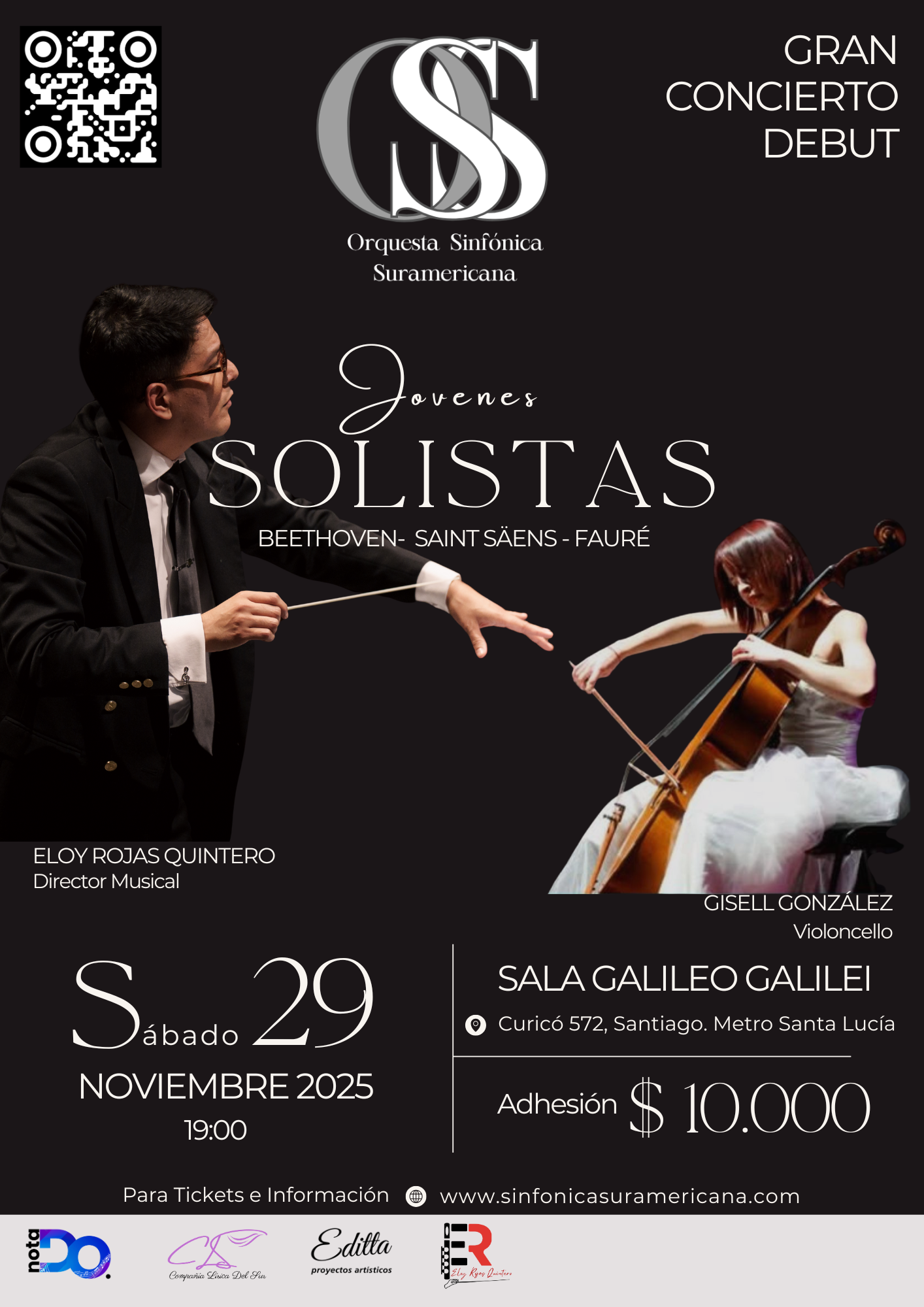Orquesta Sinfónica Suramericana Concierto Debut