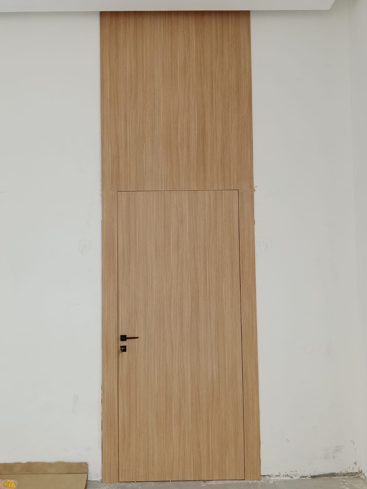 Wooden door with Cladding Finish