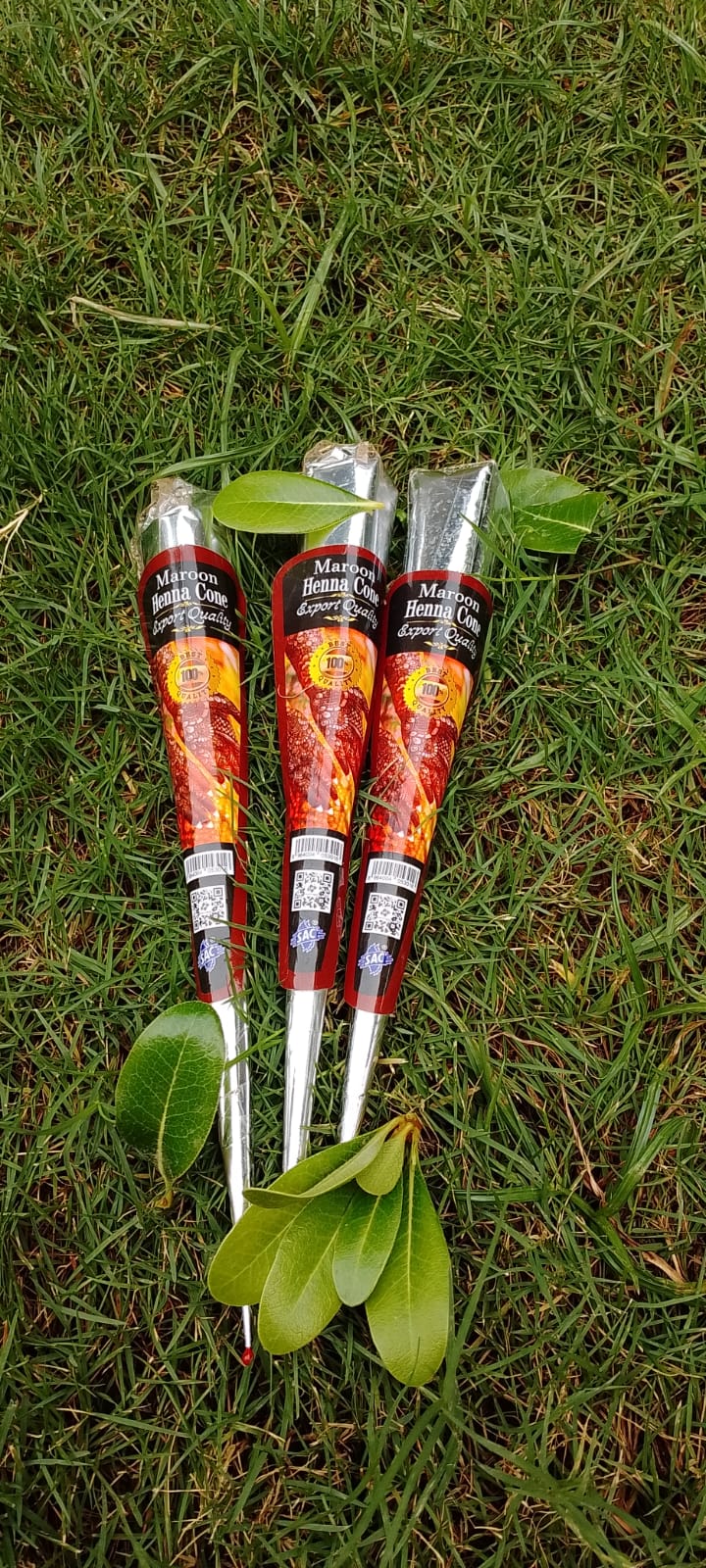 Maroon Henna Cone (Bundle of 3)