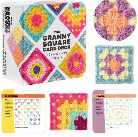 Granny Square Card Deck