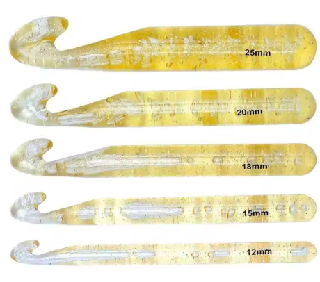 Resin Jumbo Crochet Hook Set