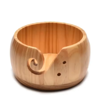 Handcrafted Wooden Yarn Bowl