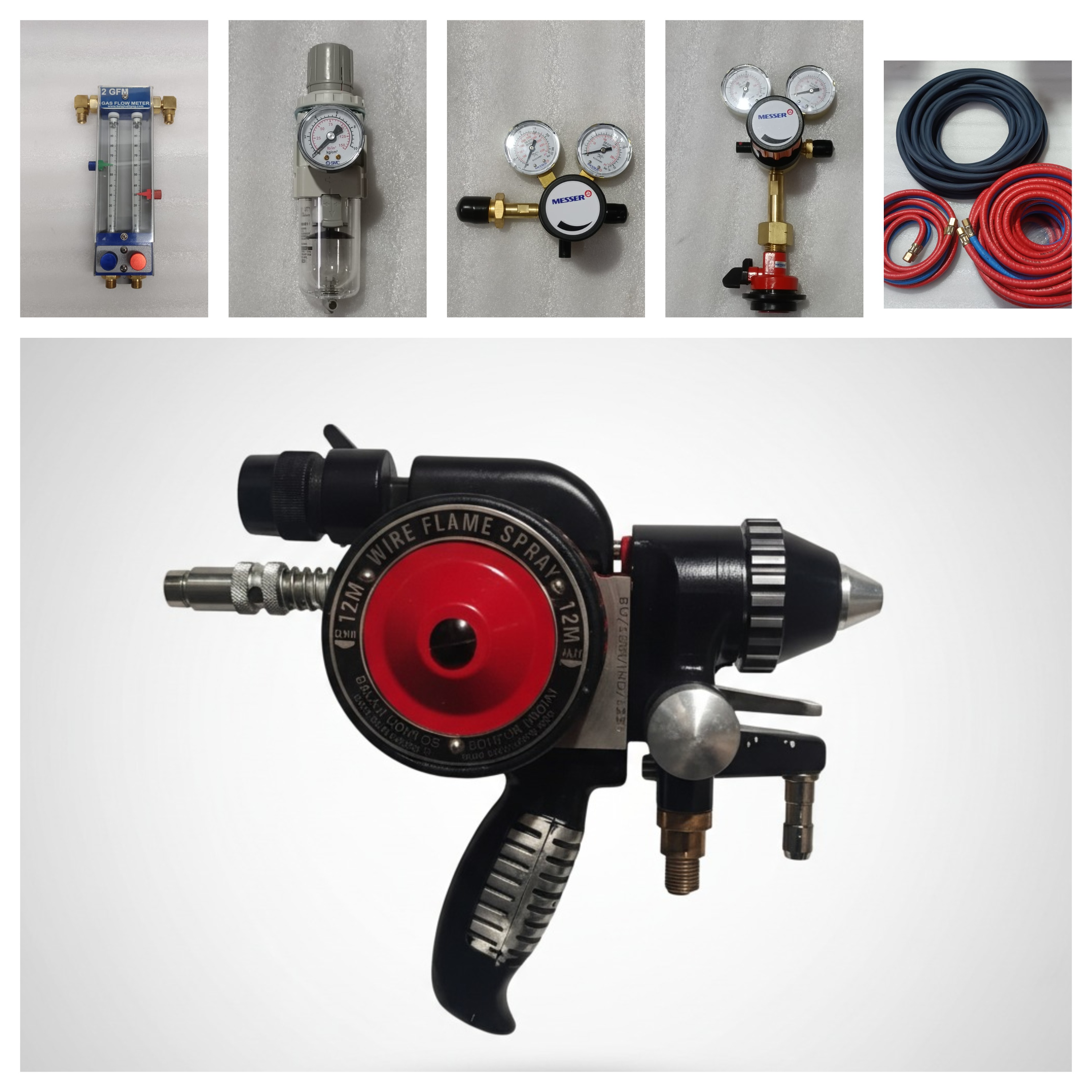 12M WIRE FLAME SPRAY COMPLATE SET