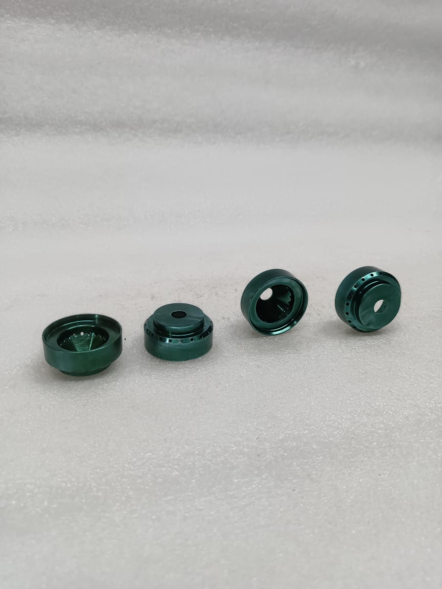AIR COOLED GREEN CAP FOR ARC SPRAY BU-8830-241-3A [10 NOS IN ONE PKT]