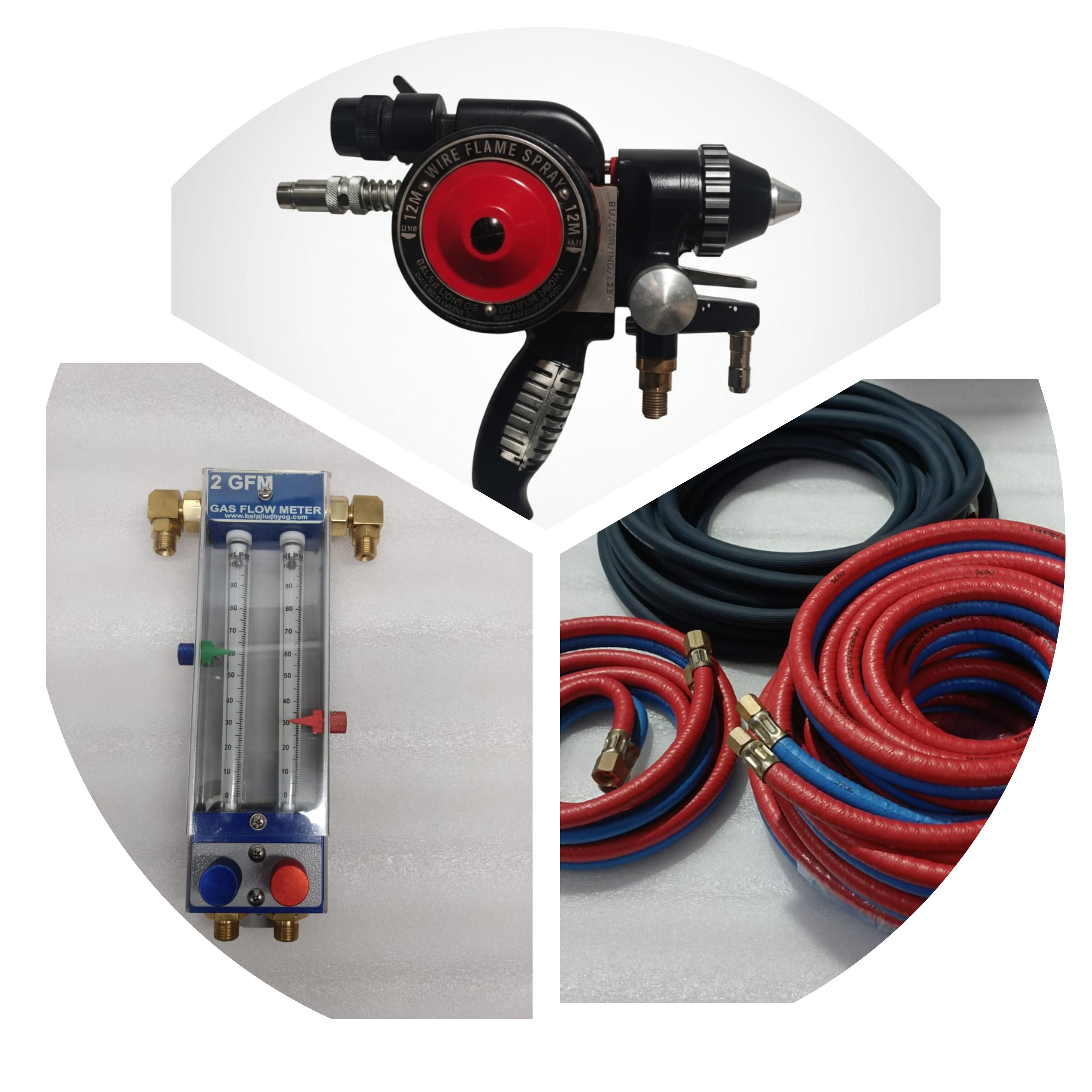 12M WIRE FLAME SPRAY COMPLATE SET