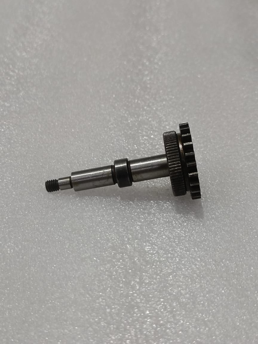 DRIVE SHAFT WITH LOWER DRIVE GEAR AND ROLLER 12M/14M-DS-LDR-LDG[5 NOS IN PKT]