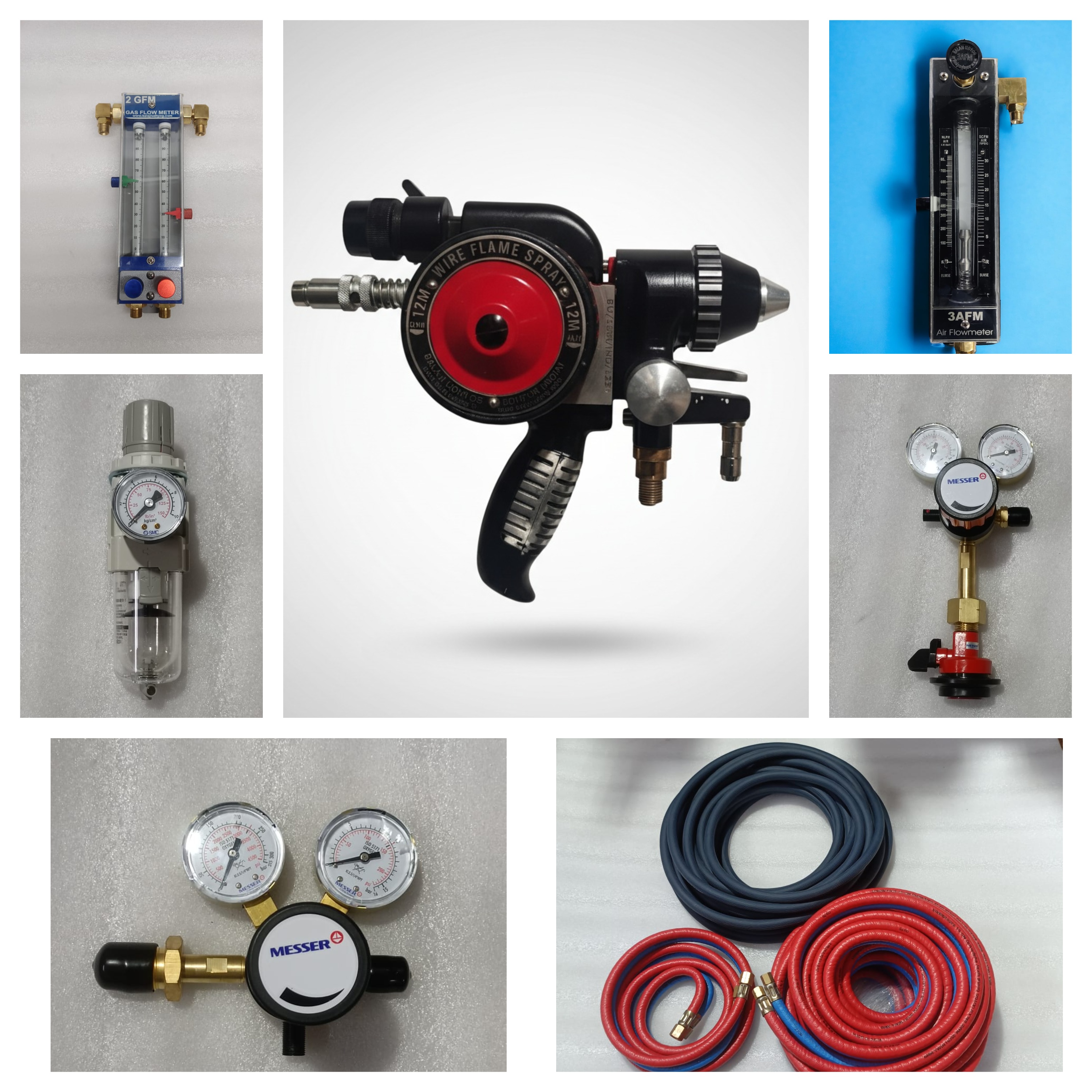 12M WIRE FLAME SPRAY COMPLATE SET