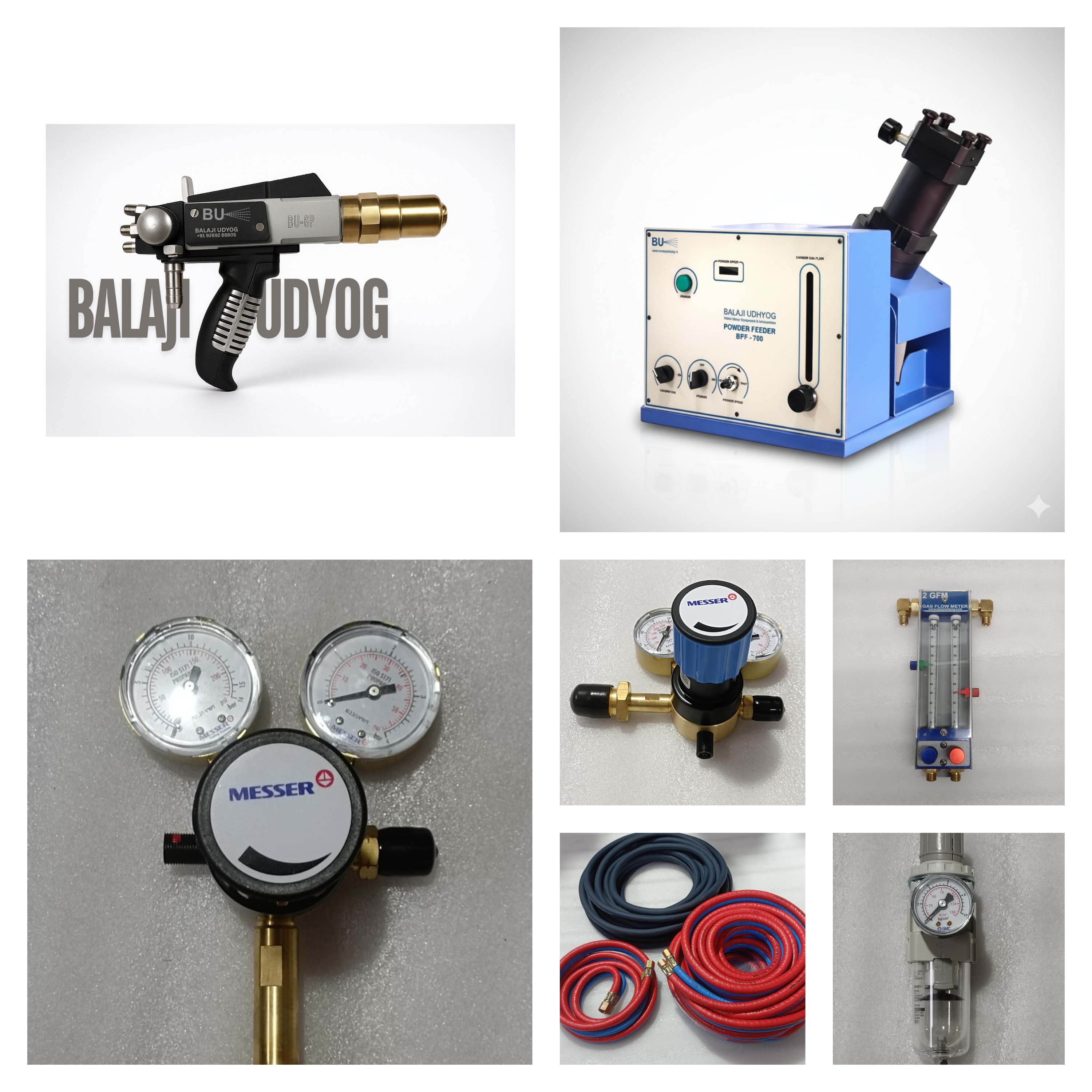 6P POWDER FLAME SPRAY COMPLATE SET