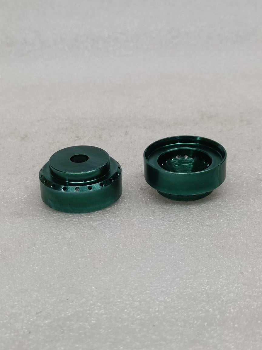 AIR COOLED GREEN CAP FOR ARC SPRAY BU-8830-241-3A [10 NOS IN ONE PKT]