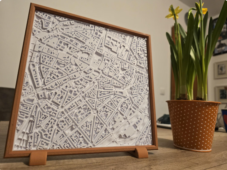 3D-gedrucktes Bild deiner Wunschadresse | euer Zuhause neu gedacht