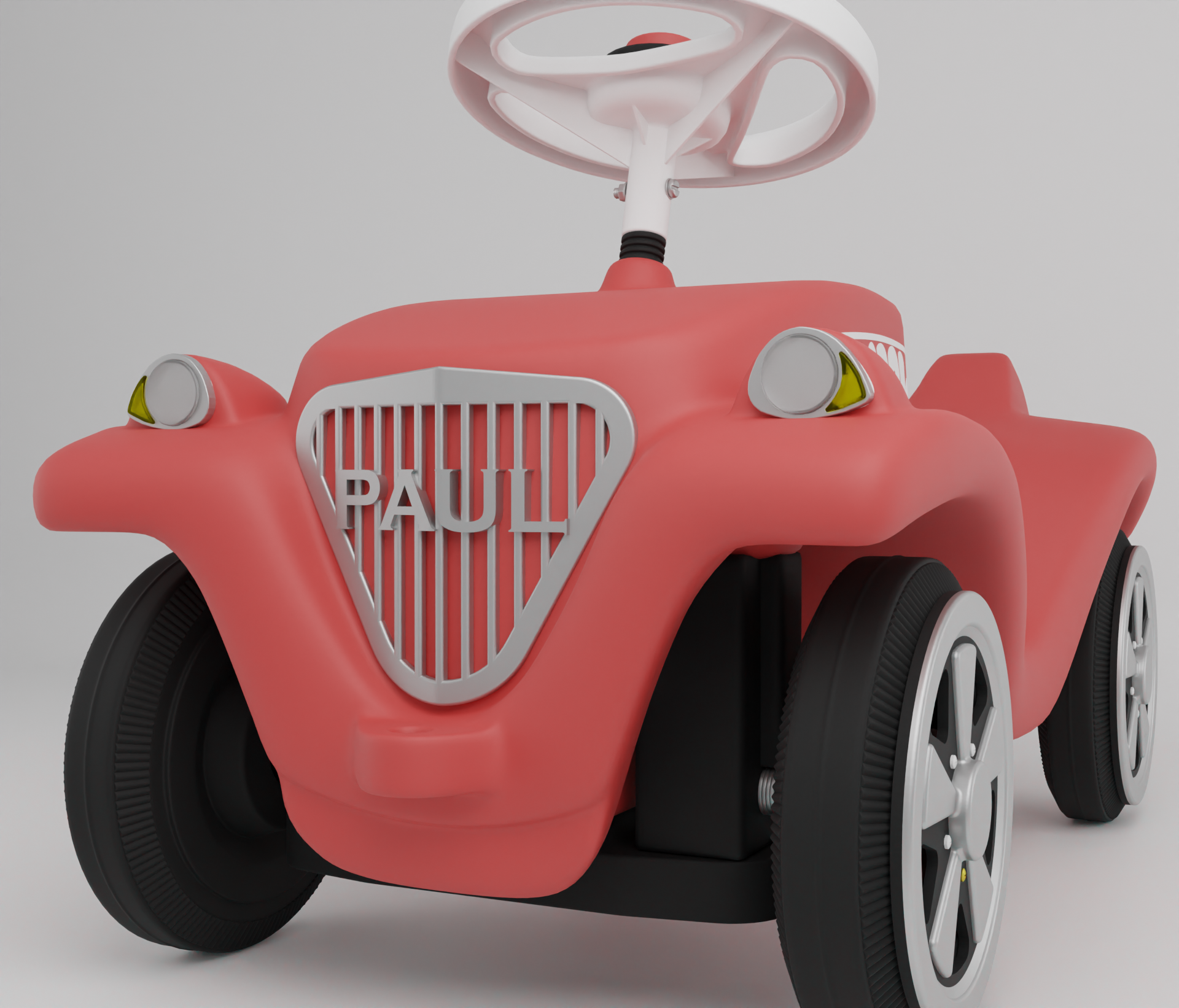 Personalisierbarer Kühlergrill Bobbycar