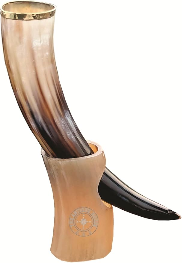 Viking Drinking Horn Set