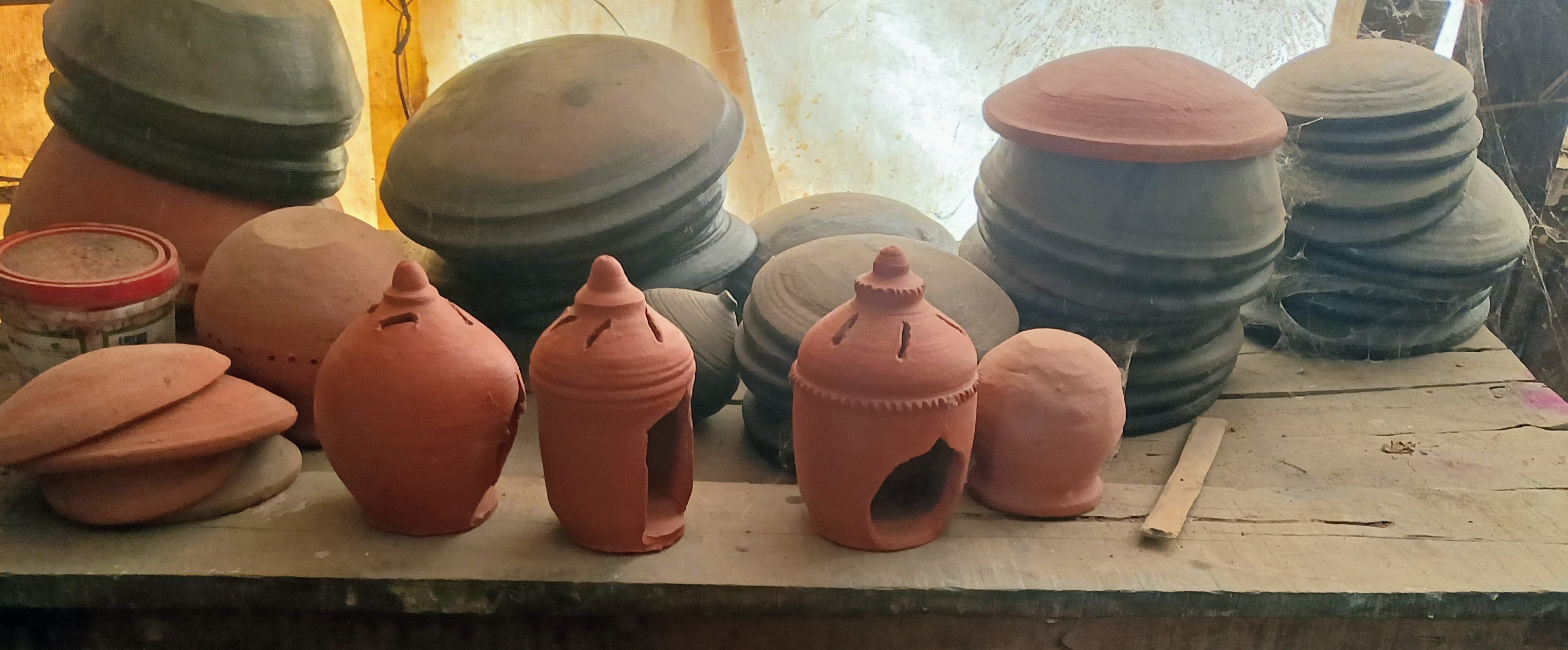Handmade Clay Pots and Lanterns