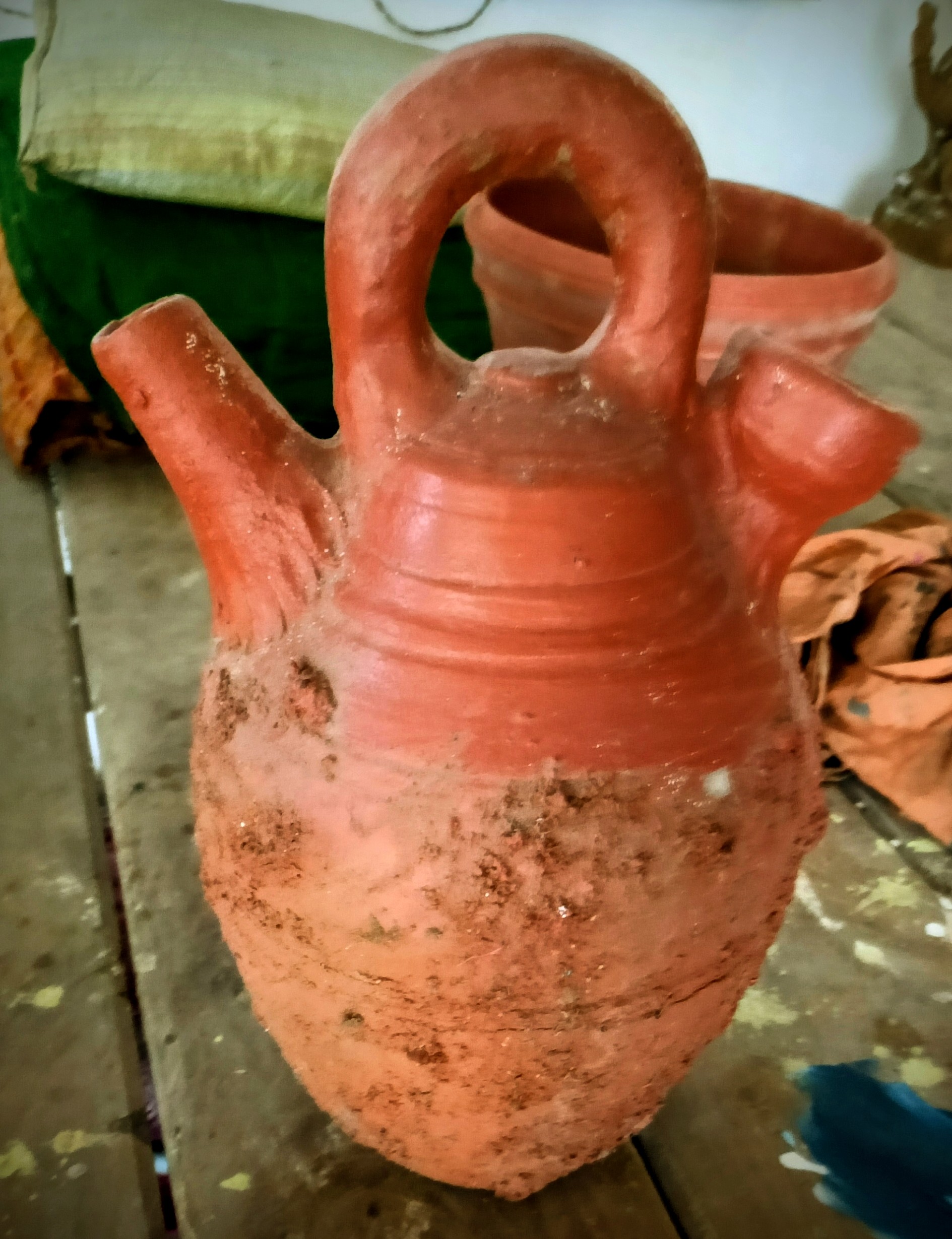Traditional Clay Water Jug
