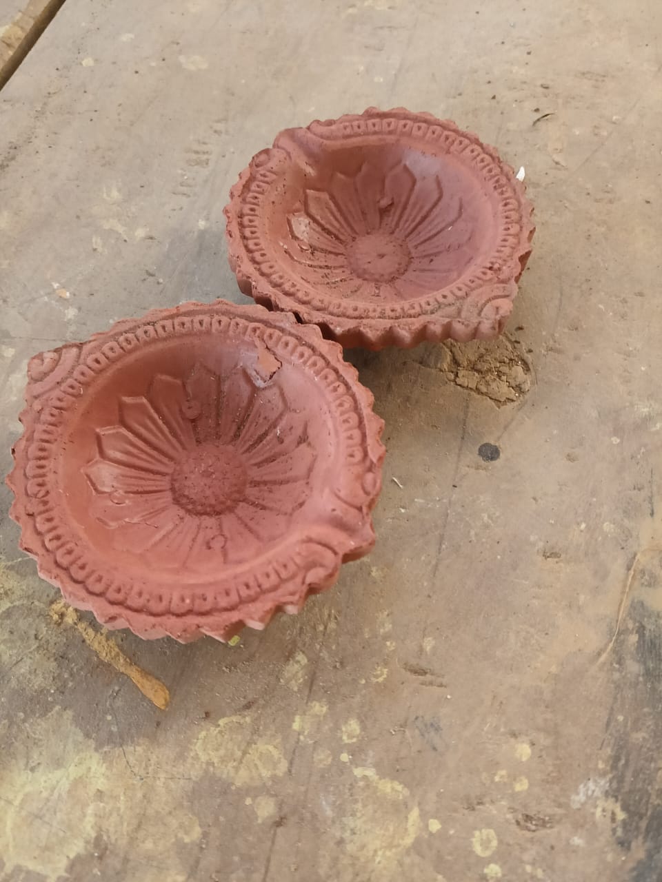 Decorative Clay Diyas