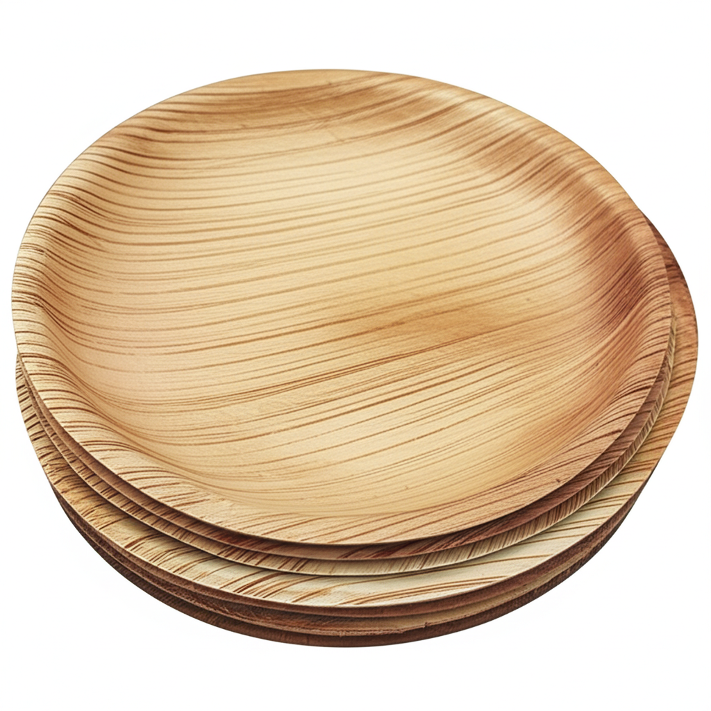 Eco-friendly palm leaf plates