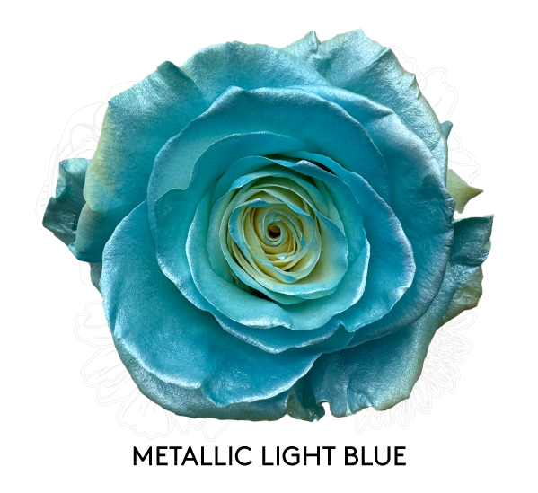 METALLIC LIGHT BLUE