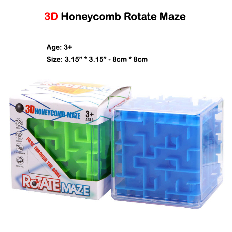 3D Honeycomb Rotate Maze, Bundles of 100 Pcs