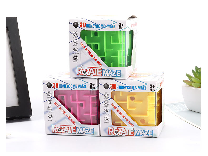 3D Honeycomb Rotate Maze, Bundles of 100 Pcs