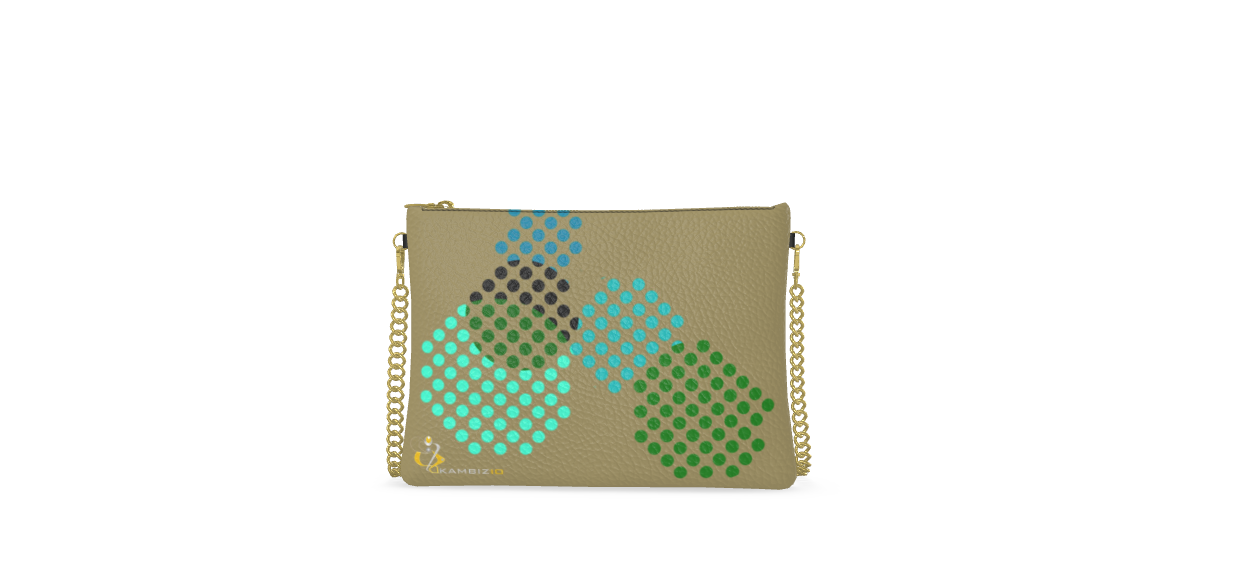 Tyche Crossbody Leather Bag Bl