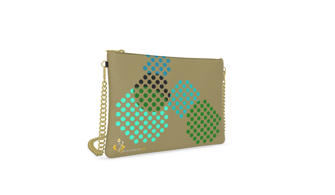 Tyche Crossbody Leather Bag Bl