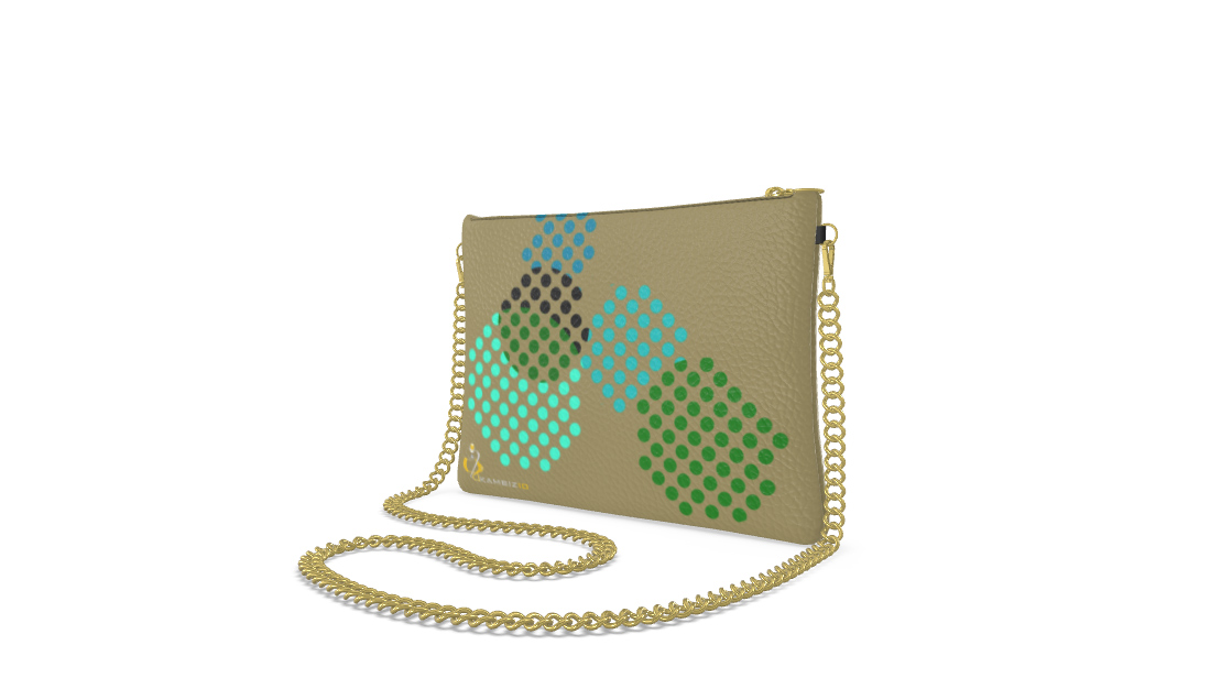 Tyche Crossbody Leather Bag Bl