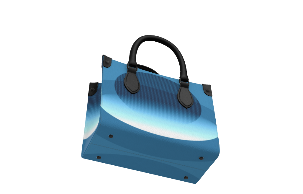 Iris Leather Tote Bag