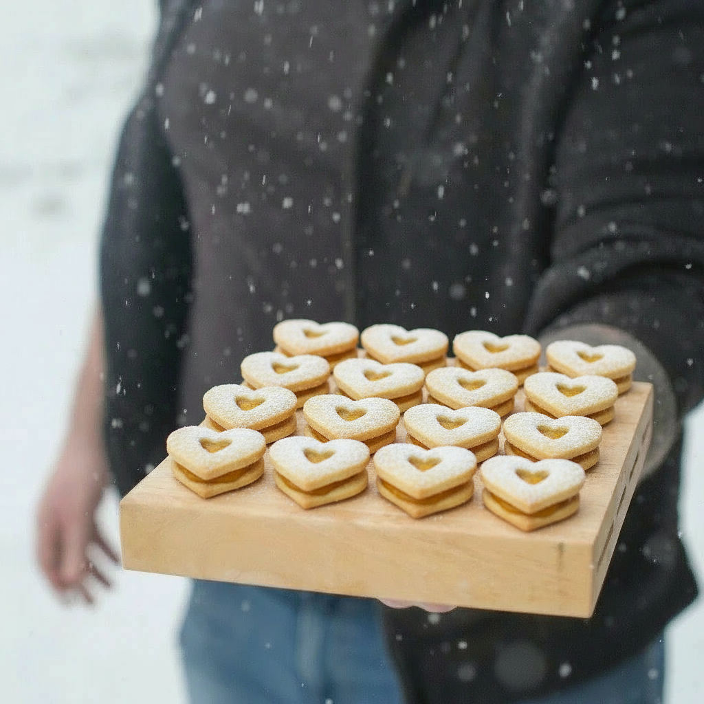 Linecké s lemon curd