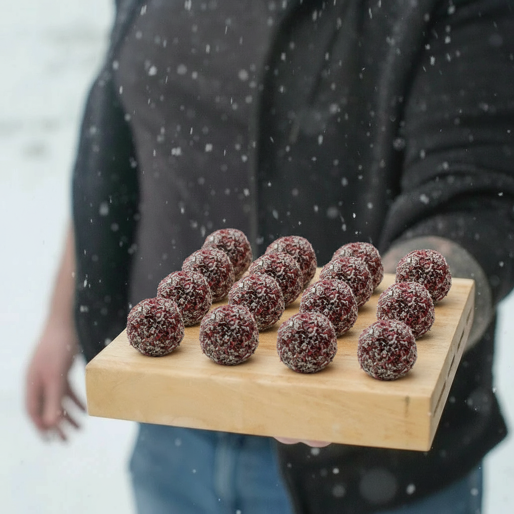 Ořechovo-rumové kuličky