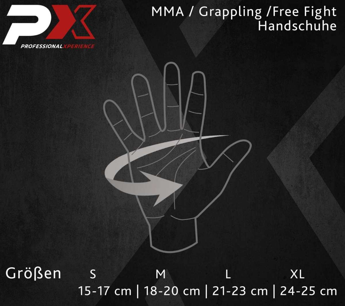 PX MMA Handschutz Leder