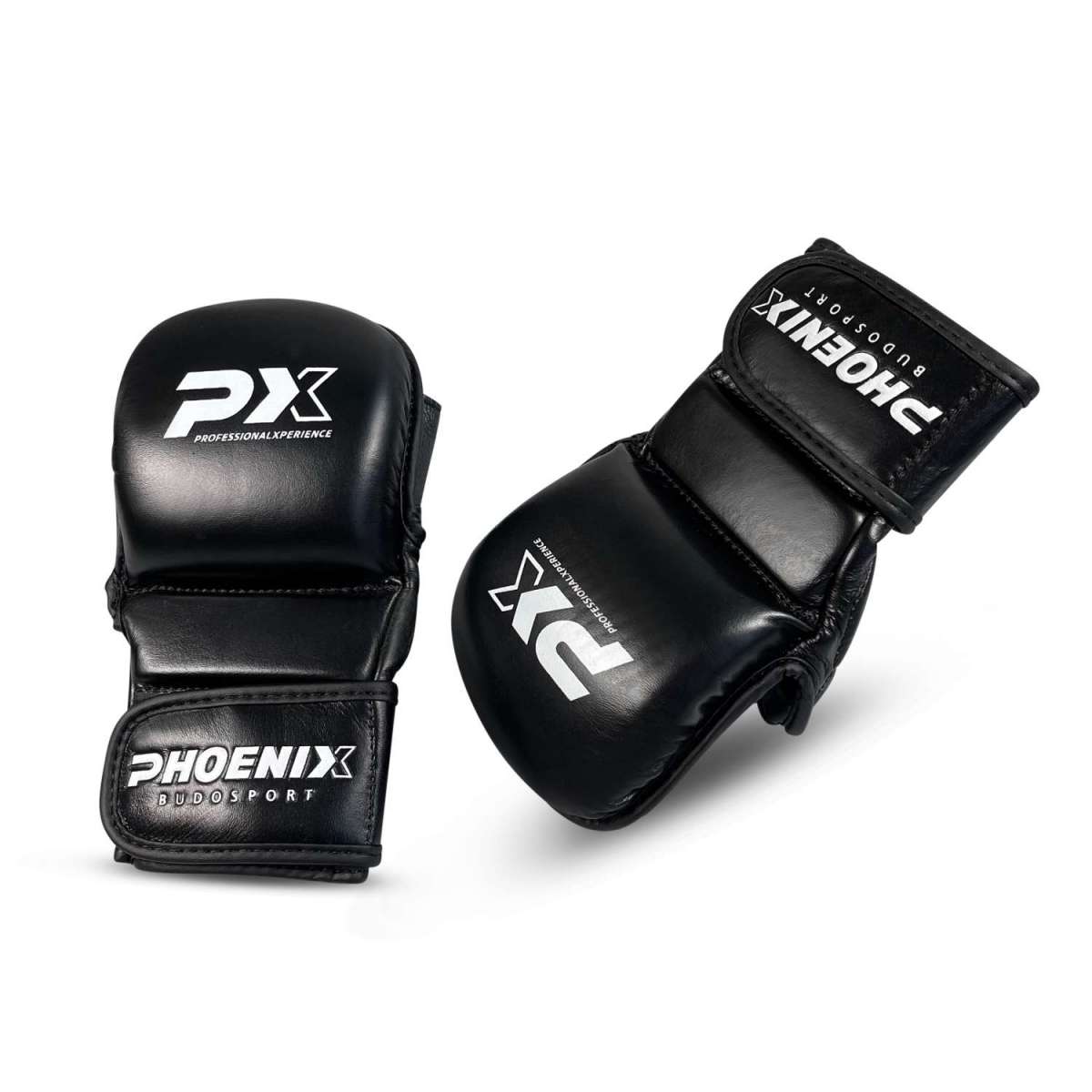 PX MMA Handschutz Leder schwarz