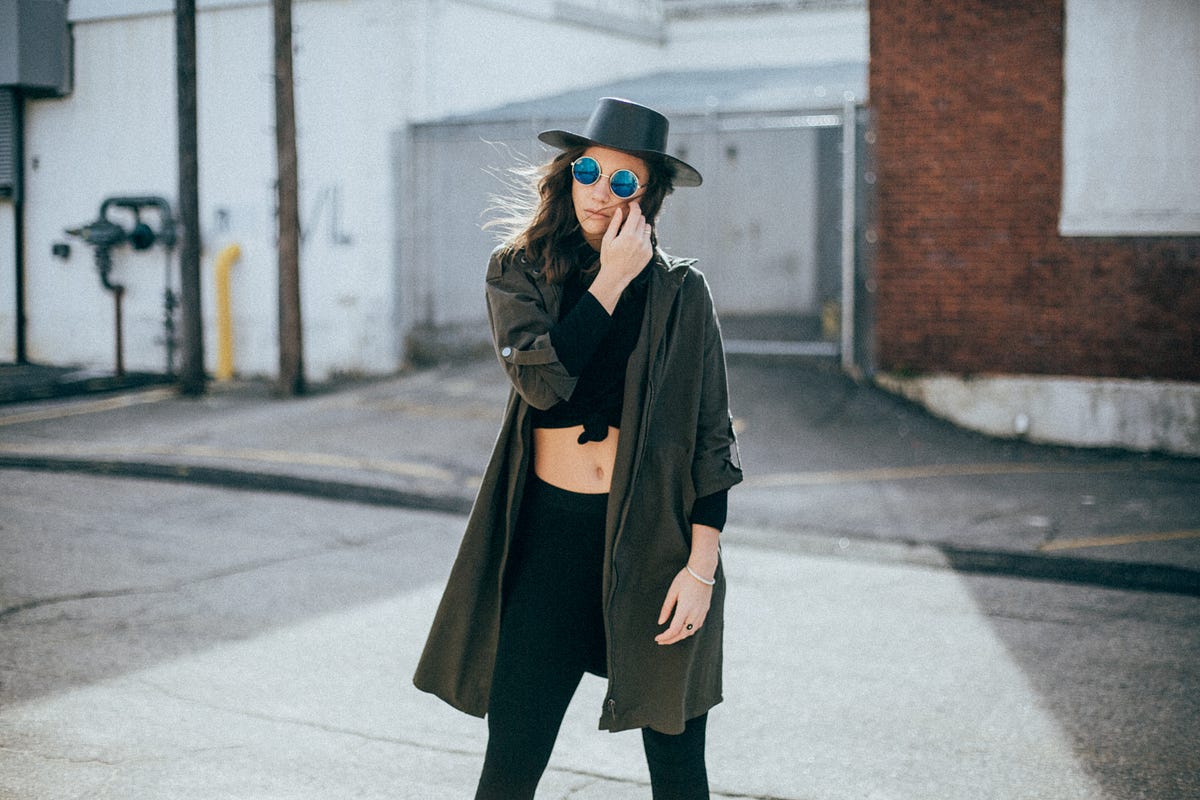 Stylish Olive Green Overcoat