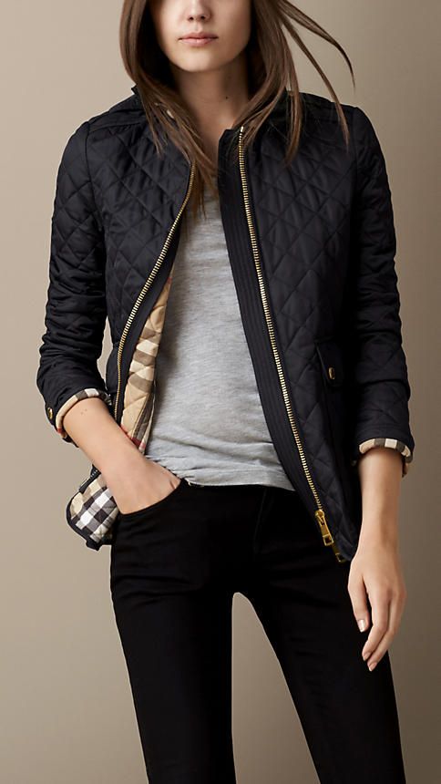 Quilted Black Jacket