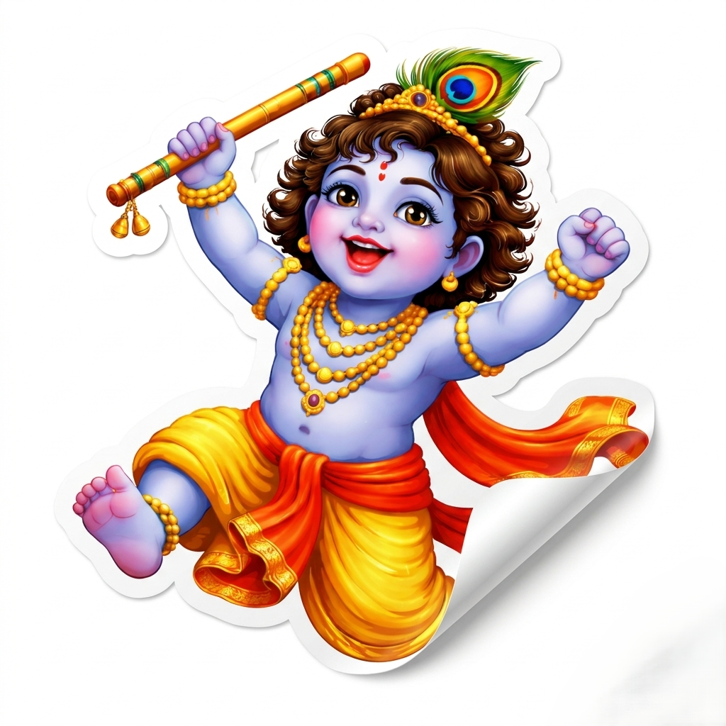 Bal Krishna with Flute