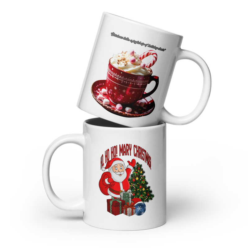 Christmas-themed Ceramic Mugs