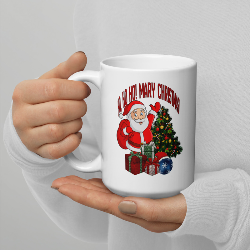 Christmas-themed Ceramic Mugs