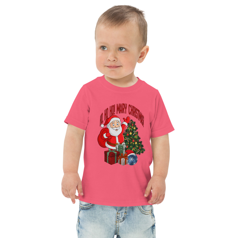 Toddler jersey t-shirt Christmas Greeting