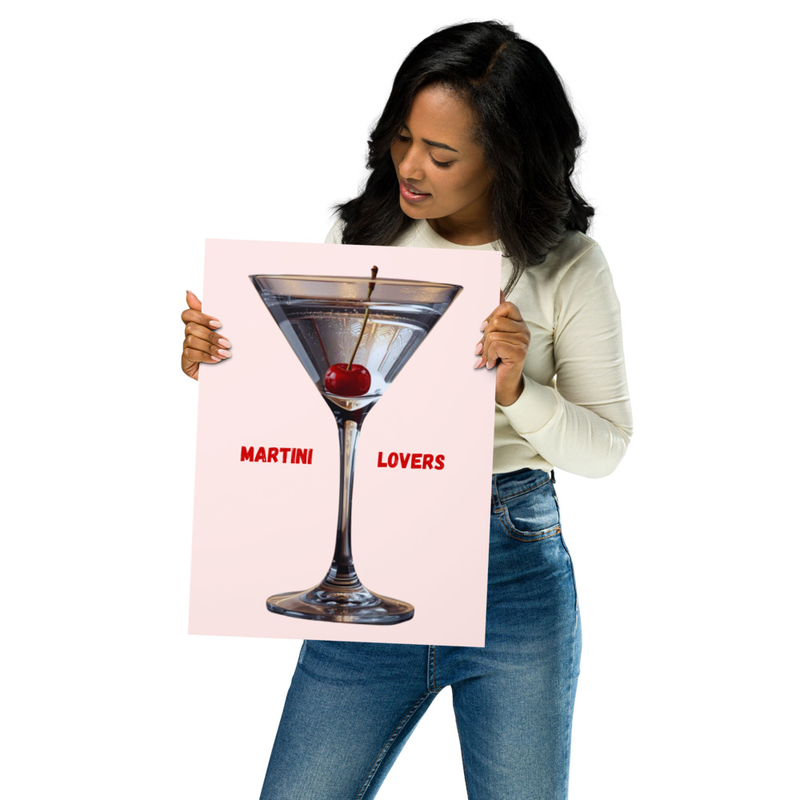 Martini Lovers Poster