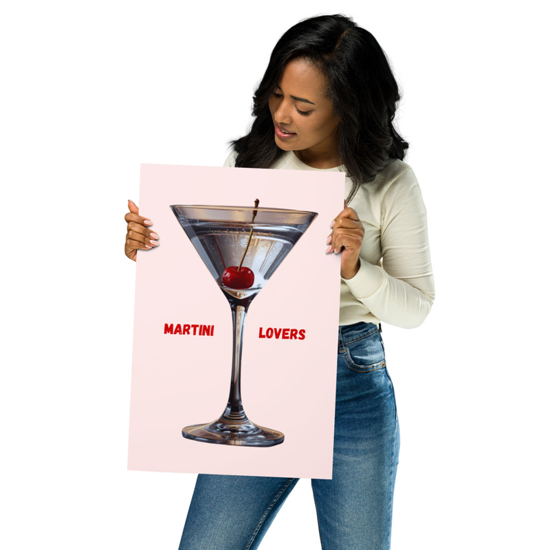 Martini Lovers Poster