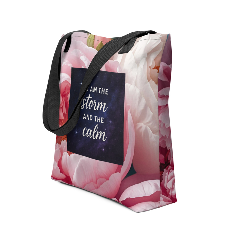 Floral Quote Tote Bag
