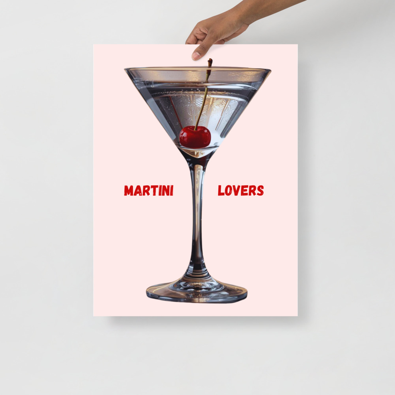Martini Lovers Poster