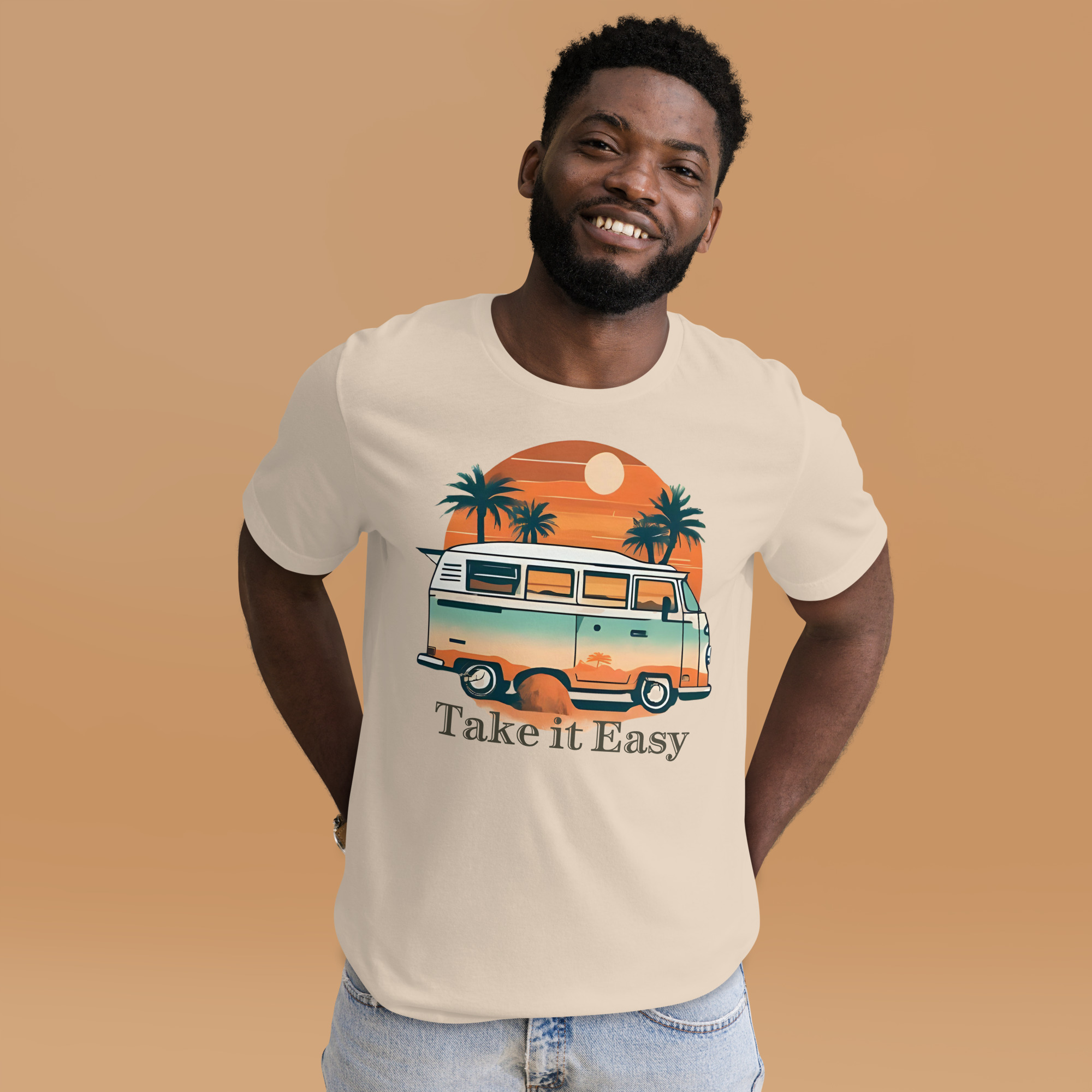 Take It Easy Retro Graphic T-Shirt