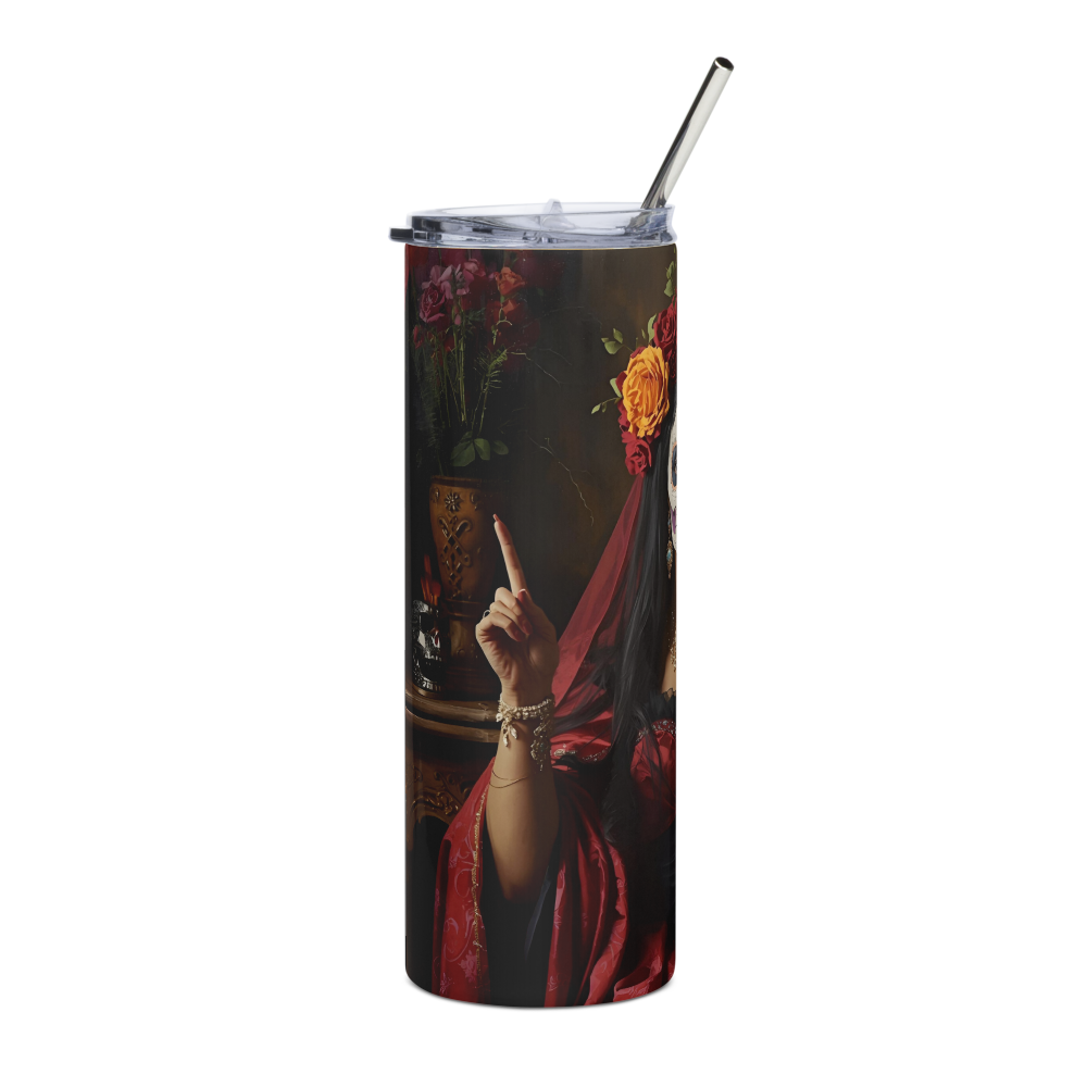 Day of the Dead Skull design Tumbler