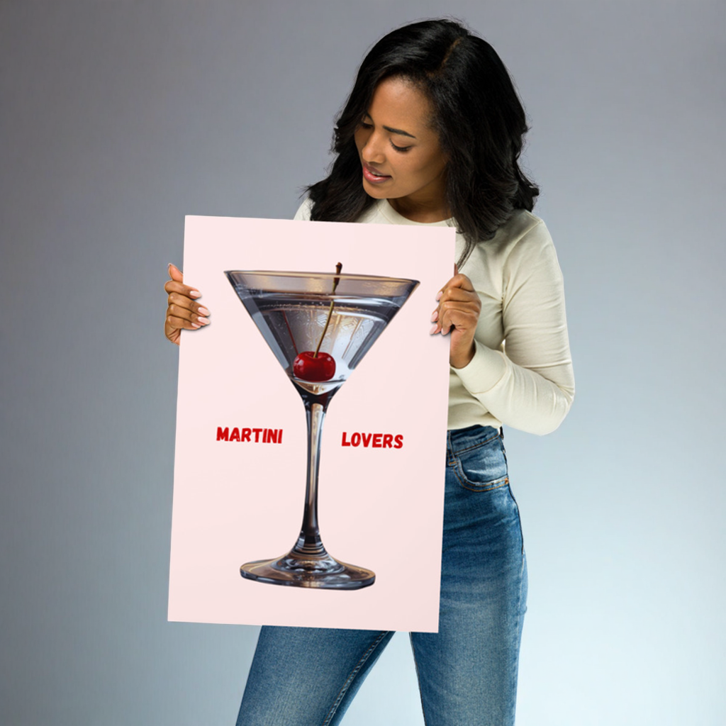 Martini Lovers Poster