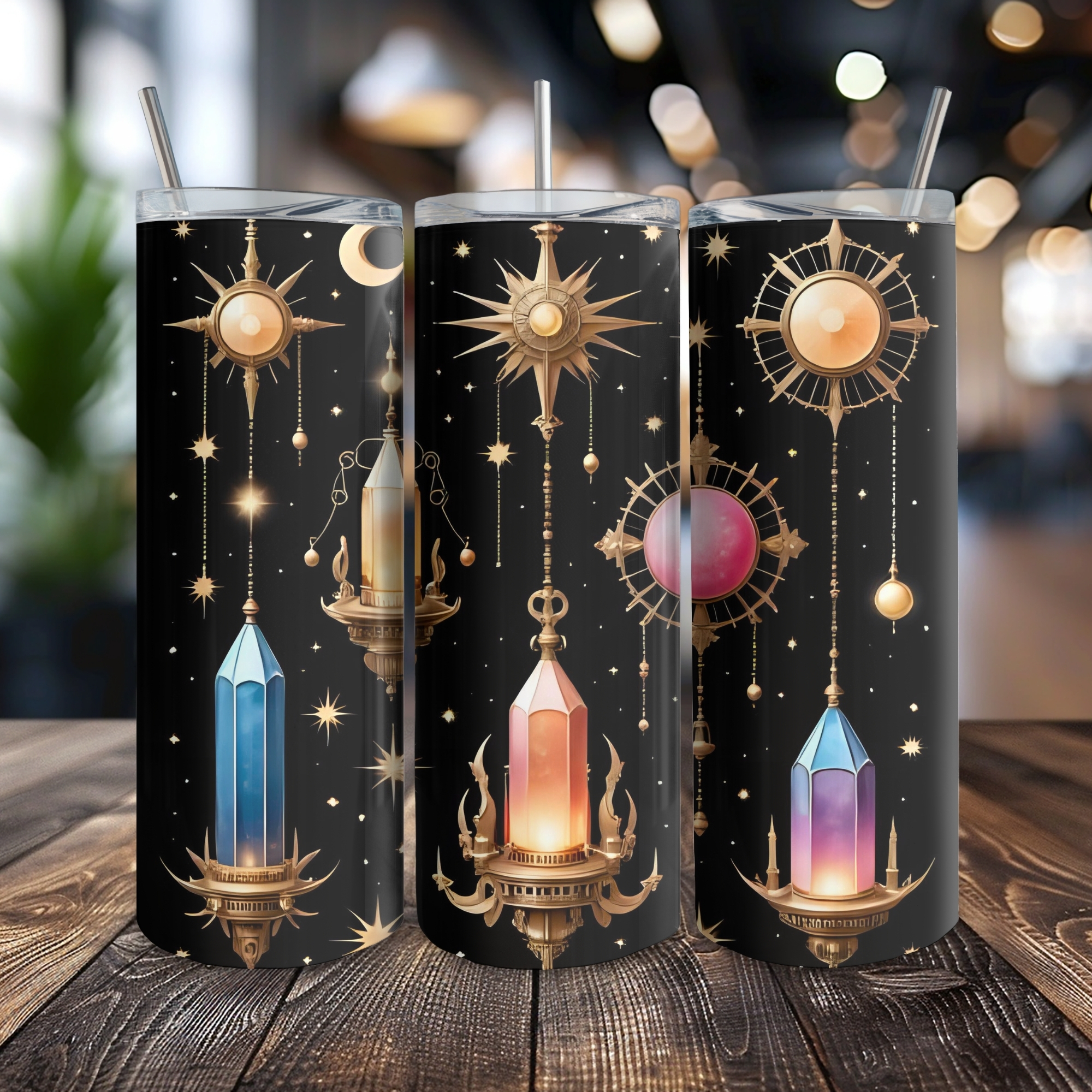 Celestial Crystal 12 Tumbler Set | Digital Downloads | Sublimation