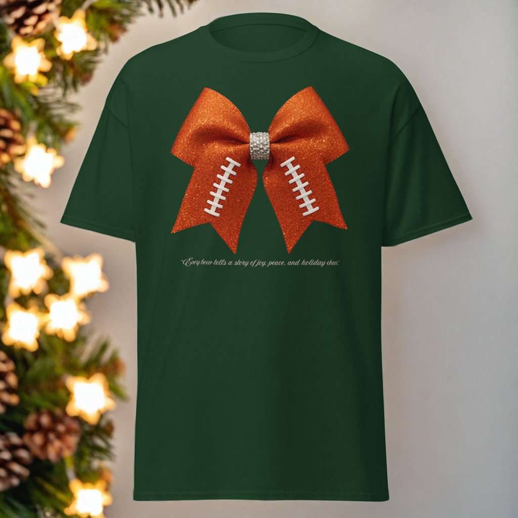Christmas Bow T-Shirt, Holliday Vibes